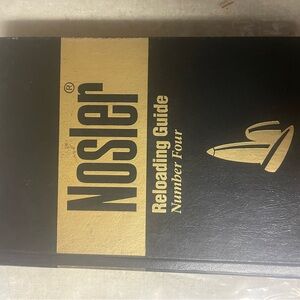 Vintage book; Nosler Reloading Guide Number Four -